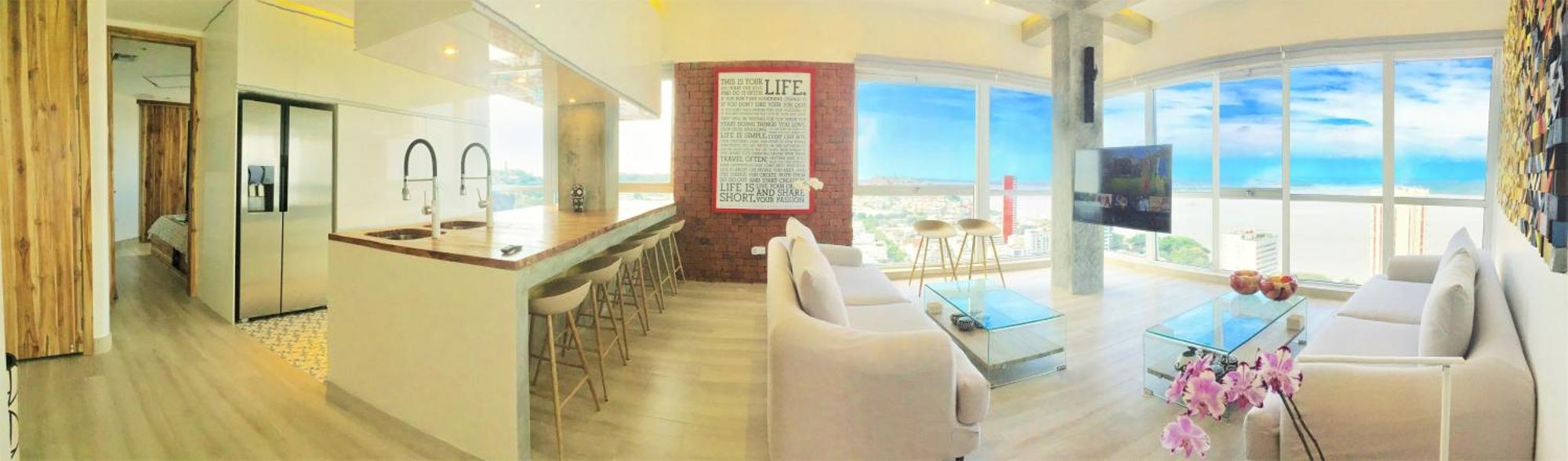 Luxury Apartment Heart Of กวายากิล ภายนอก รูปภาพ